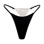 Big Bling in Silver Mist / G String Bikini Set-Sets-Breezy Rack