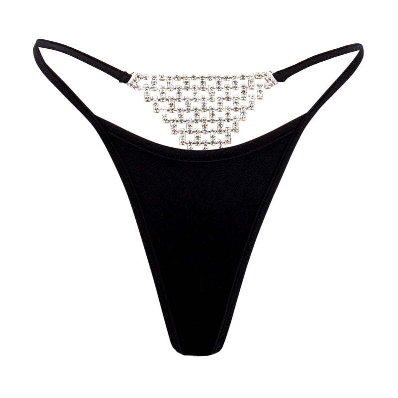 Big Bling in Silver Mist / G String Bikini Set-Sets-Breezy Rack