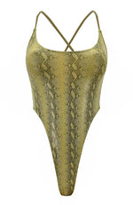Baywatch in Olive / Thong One Piece-One Piece-Breezy Rack