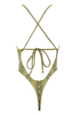Baywatch in Olive / Thong One Piece-One Piece-Breezy Rack