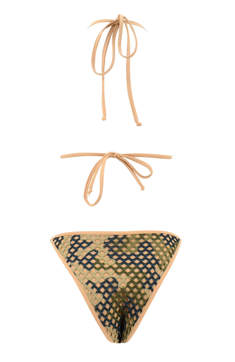 Camouflage / Cheeky Bikini Set-Sets-Breezy Rack