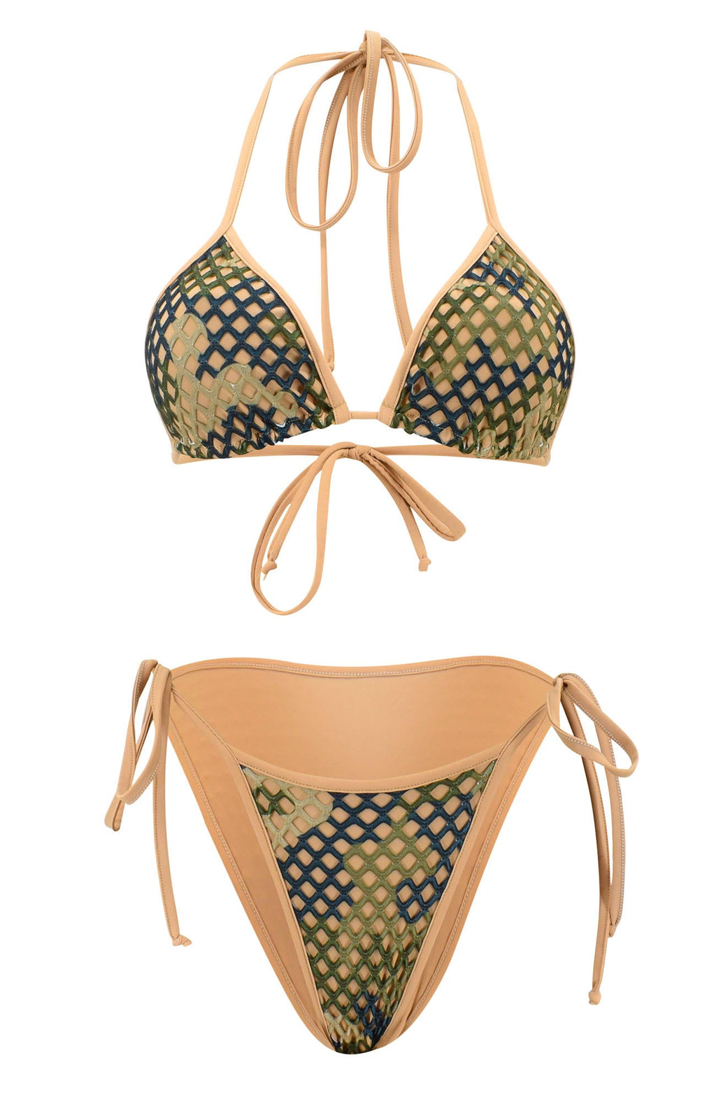 Camouflage / Cheeky Bikini Set-Sets-Breezy Rack