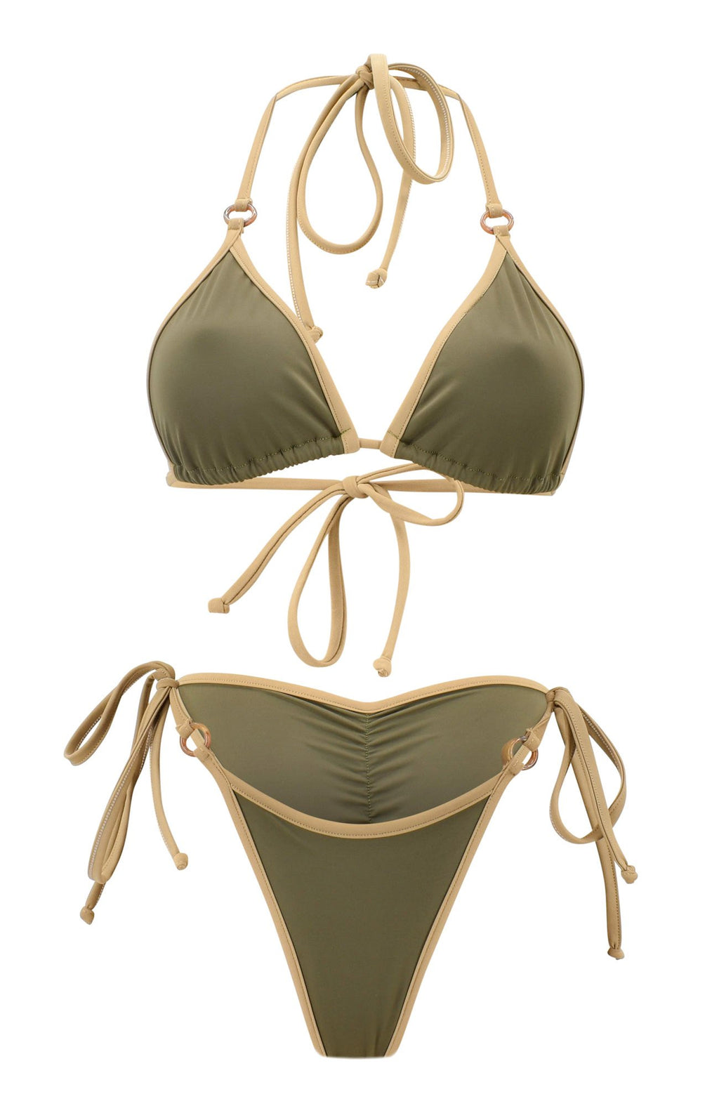 Chai Set in Sage / Cheeky Bikini-Sets-Breezy Rack