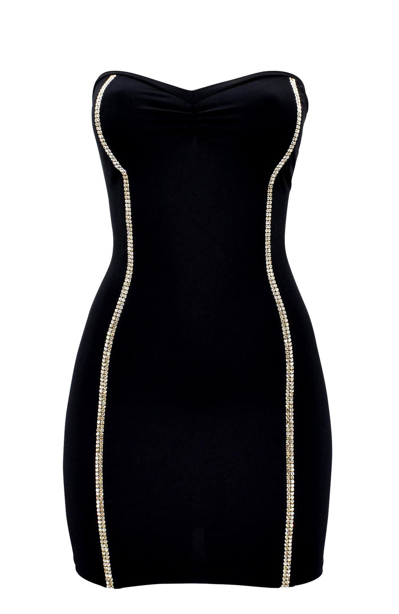 High Society in Onyx / Dress-Dresses-Breezy Rack