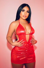Taylor in Shimmer Red / Dress-Dresses-Breezy Rack