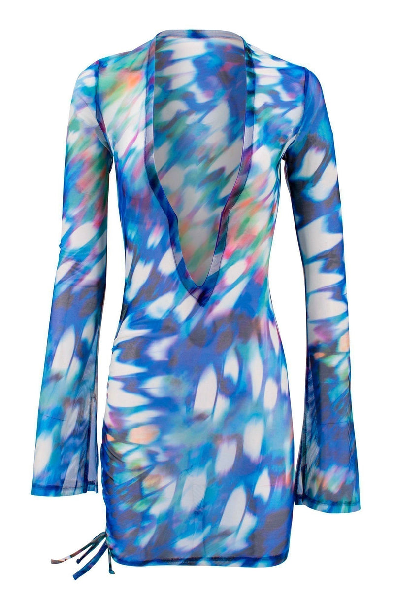 Yazmi in Mango Tango / Cover Up Dress-Cover Ups-Breezy Rack