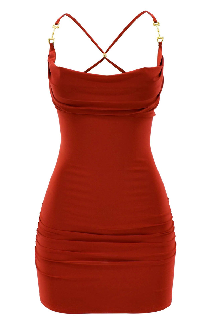 Zaza in Wine / Dress-Dresses-Breezy Rack